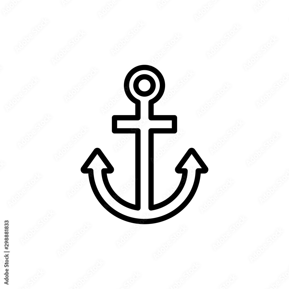 Anchor boat icon Anchor boat icon