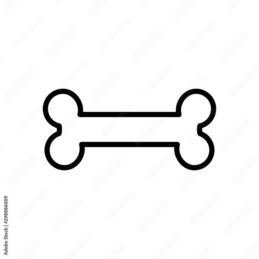 Bone icon trendy Bone icon trendy
