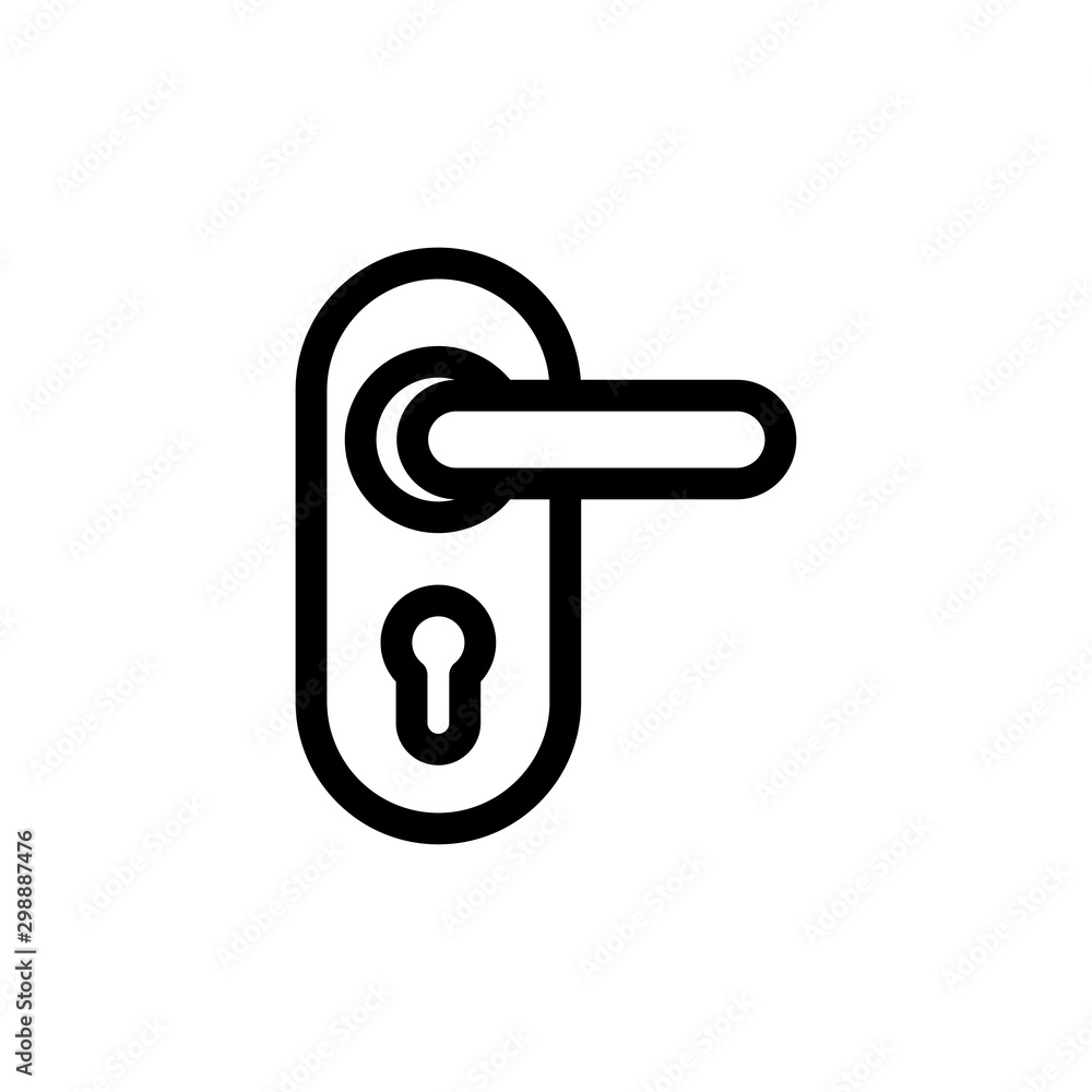 Doorknob icon trendy Doorknob icon trendy