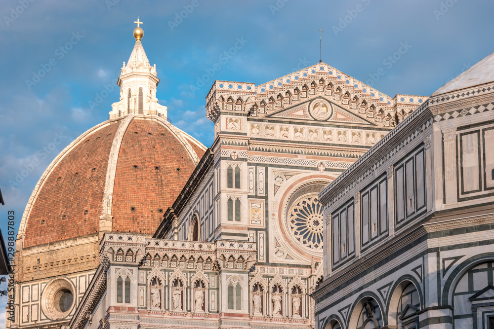 Florence Cathedral of Saint Mary of Flower, Florence Duomo and Giotto s Campanile of Florence