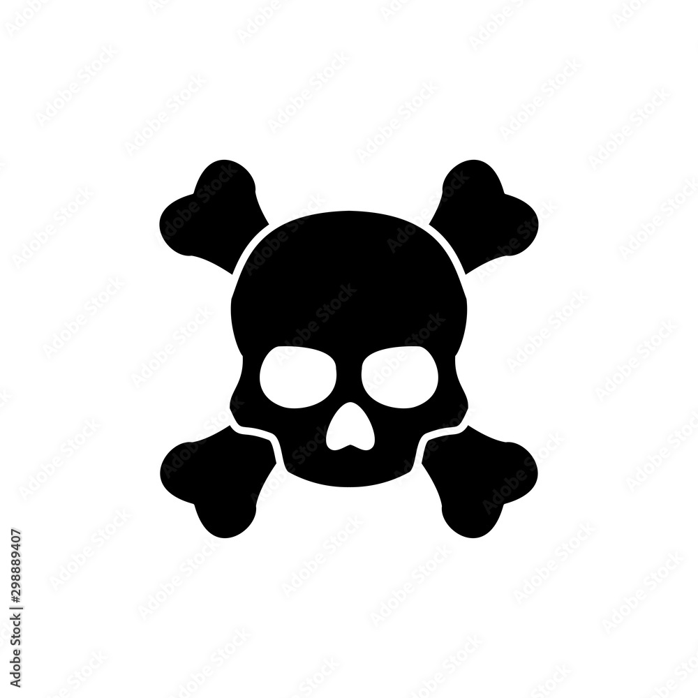 Skull icon trendy