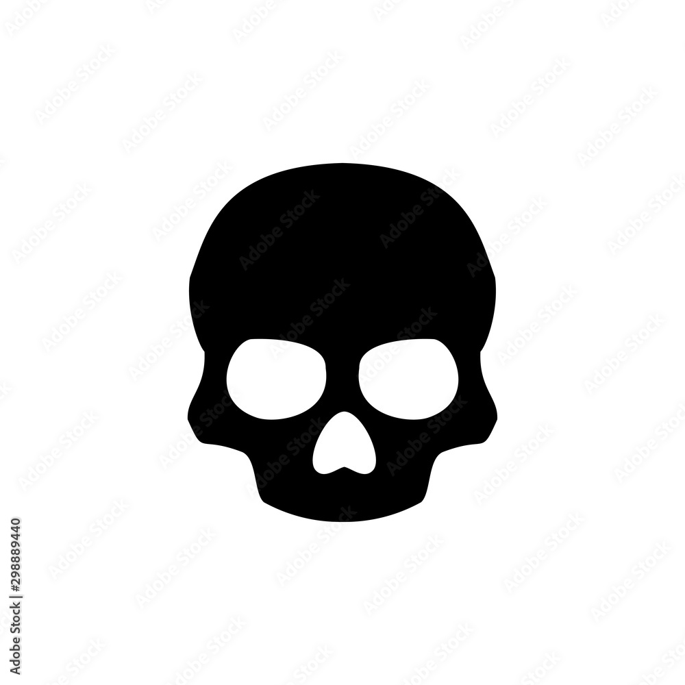 Skull icon trendy