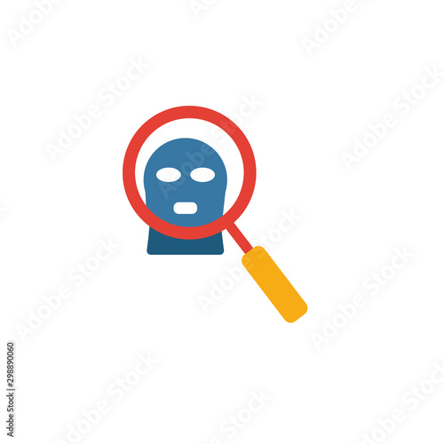 Fraud Detection icon set. Four elements in diferent styles from fintech icons collection. Creative fraud detection icons filled, outline, colored and flat symbols