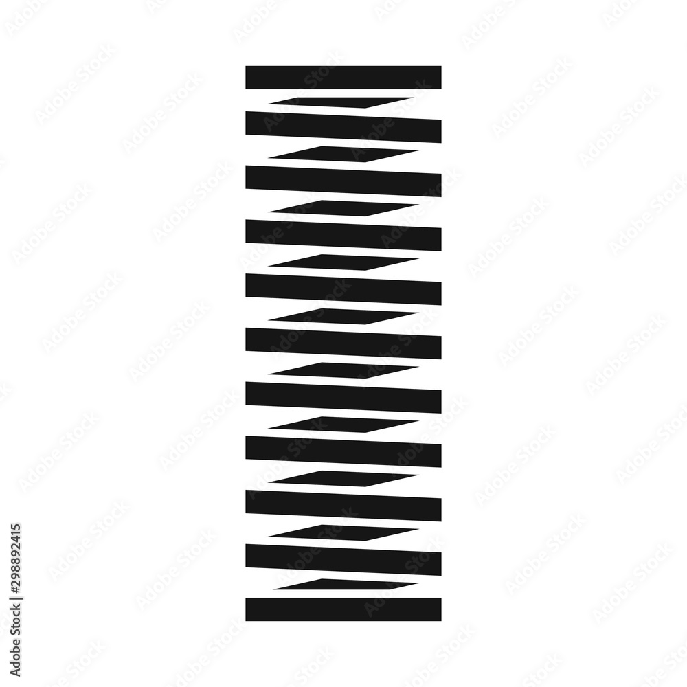 Vector design of coil and detail icon. Graphic of coil and metal stock vector illustration. Vector design of coil and detail icon. Graphic of coil and metal stock vector illustration.