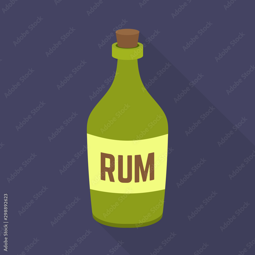 Vector design of rum and bottle symbol. Web element of rum and alcohol vector icon for stock. Vector design of rum and bottle symbol. Web element of rum and alcohol vector icon for stock.