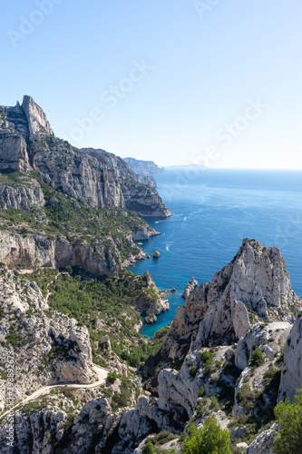 Belvédère sur la calanque de Sugiton, Marseille