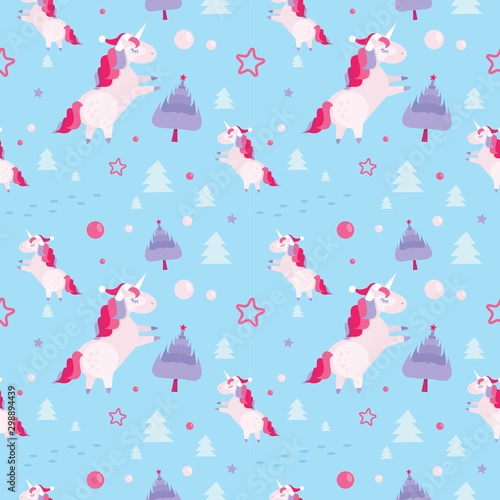 Christmas seamless pattern ...
