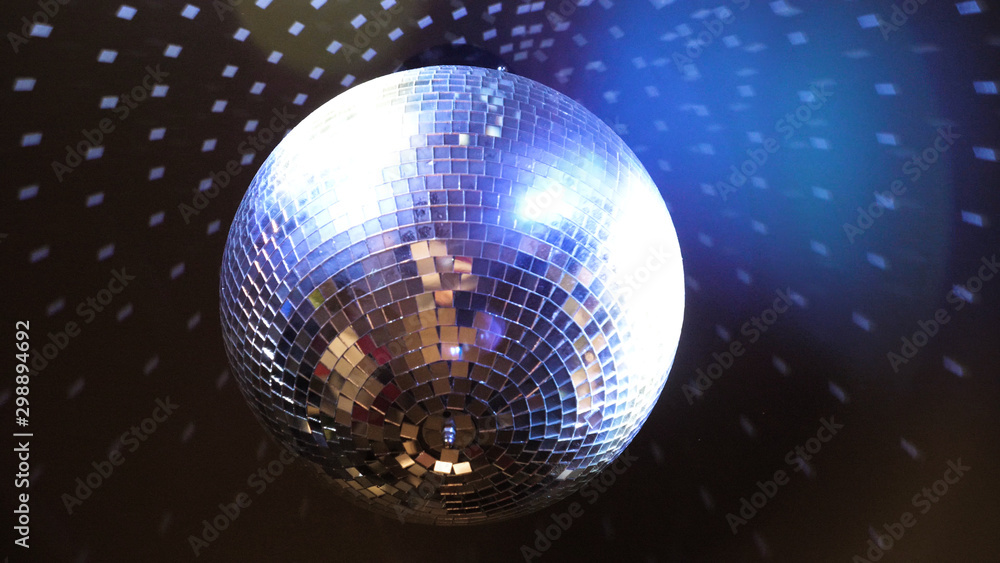 Obraz premium Discoball. Disco, clubbing, music, nightclub.