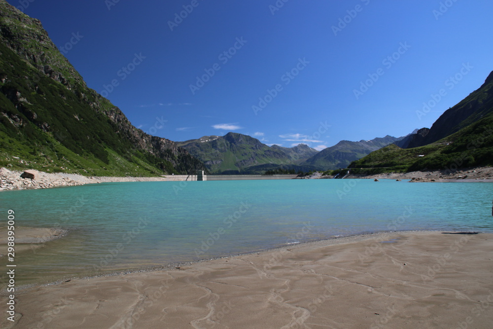 Obraz premium Alpen Stausee