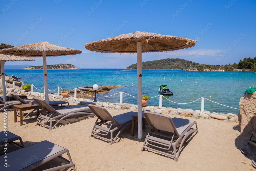 Summer Vacation Travel Concept Sand Beach