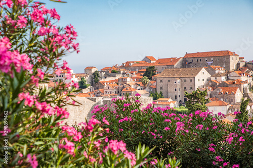 Dubrovnik, Croatia - July, 2019: Old town and harbor of Dubrovnik Croatia