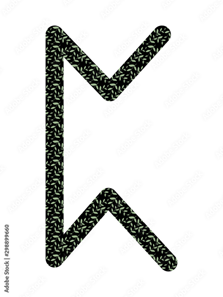 Perth. Ancient Scandinavian runes Futhark. Used in magical scripts ...