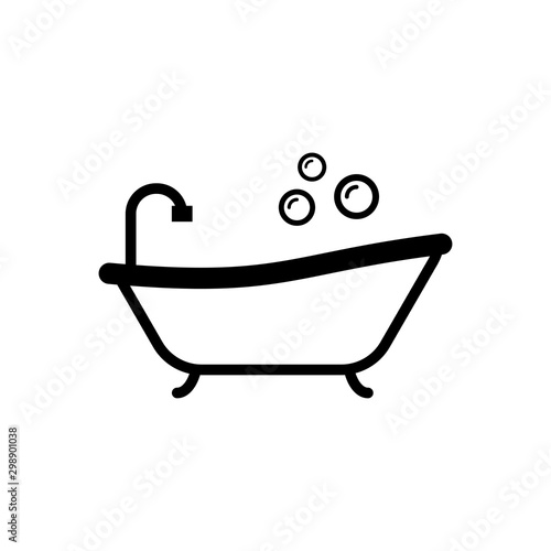 Bath tub icon