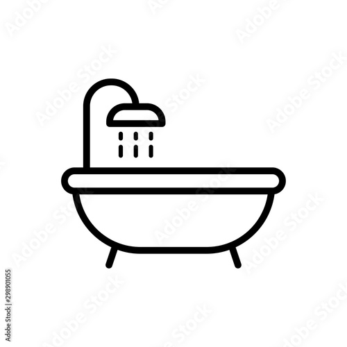 Bath tub icon