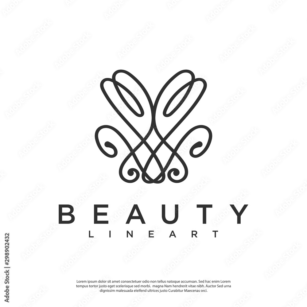 abstract sign vector logo luxury style abstract sign vector logo luxury style