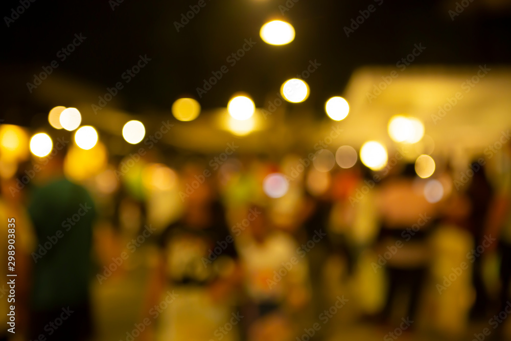 Abstract blurred in street food . Abstract blurred in street food .