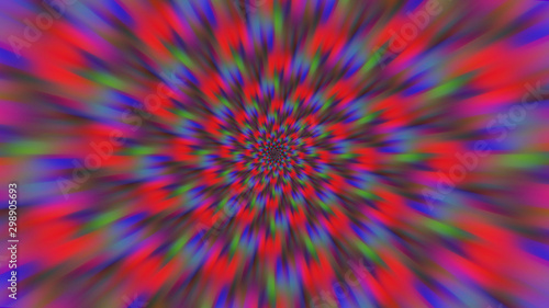 Trippy RGB Fractal Background