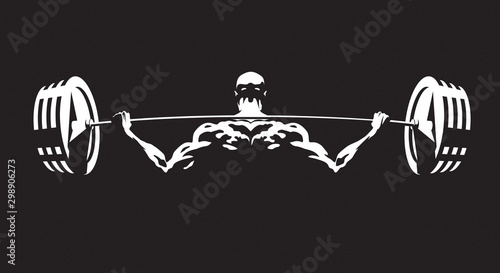 Athletic men. Vector is available 