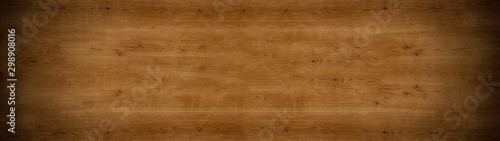 Wallpaper Mural old brown rustic dark wooden texture - wood background panorama long banner Torontodigital.ca
