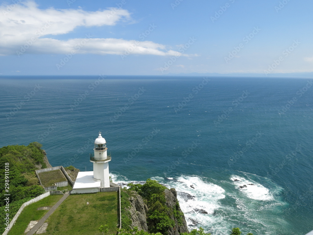 地球岬灯台と海 北海道室蘭市 Stock Photo Adobe Stock 地球岬灯台と海 北海道室蘭市 Stock Photo Adobe Stock