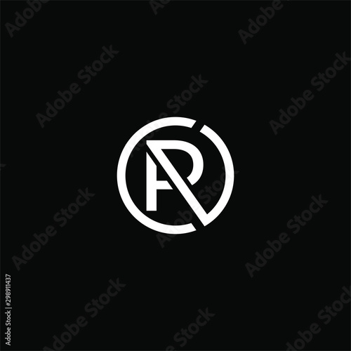Free Download Initial letter R A C logo template with modern circle flat design illustration - GFXLoad