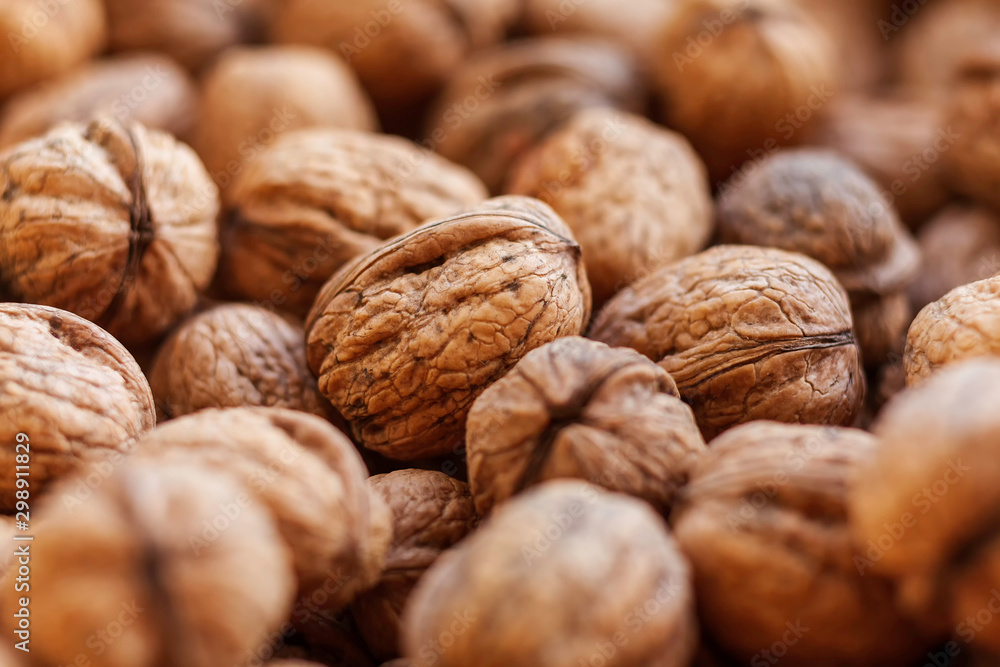 freshly harvested organic walnuts background freshly harvested organic walnuts background