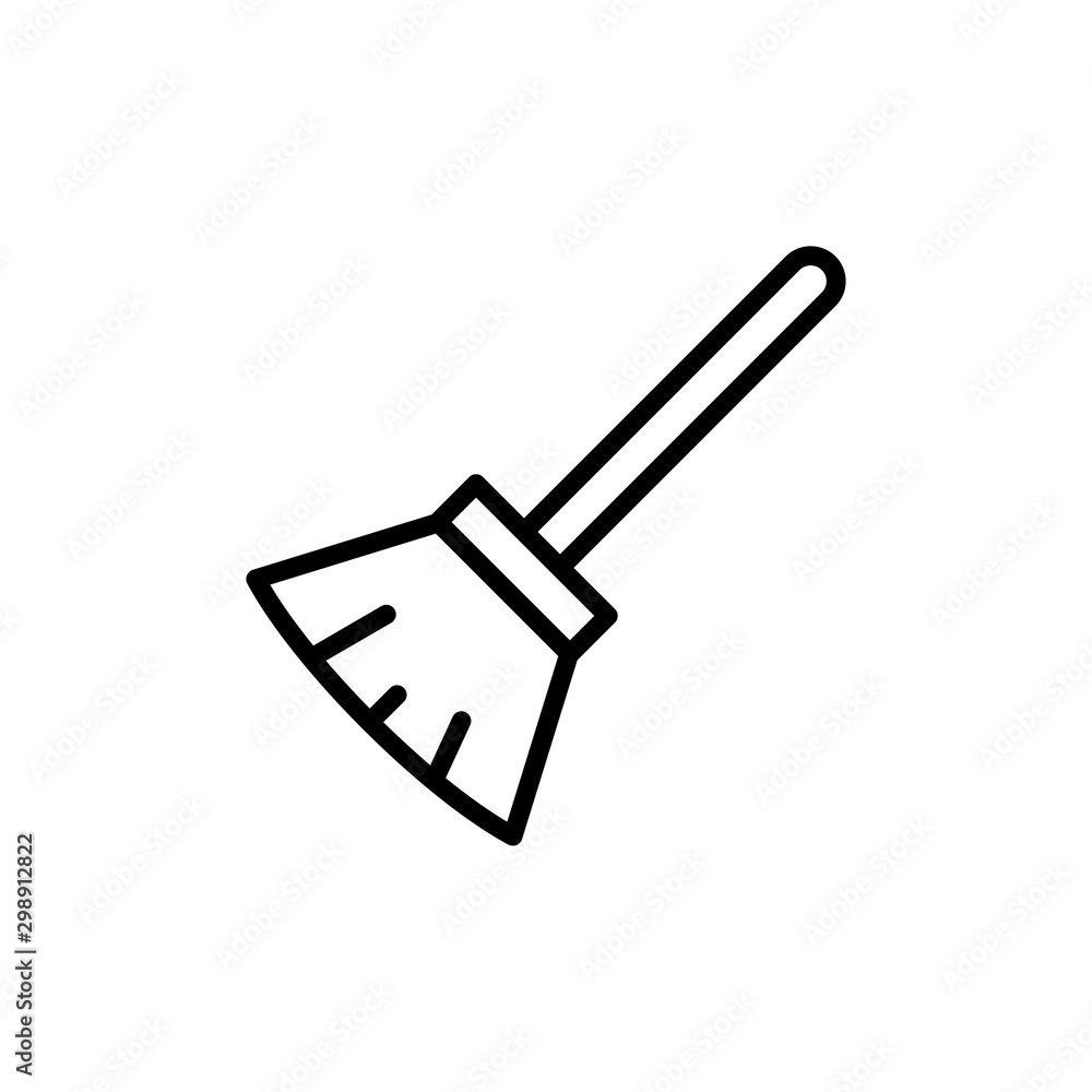 Broom icon trendy Broom icon trendy