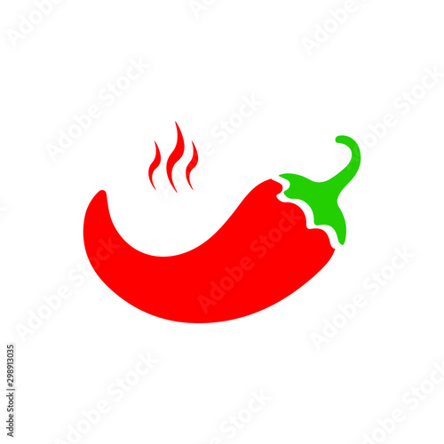 Spicy pepper vector icon illustration isolated on white background