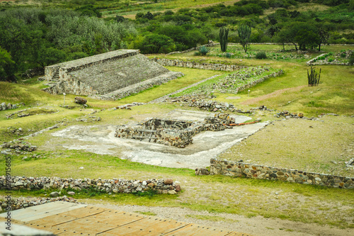 A Zapotec Ruin "Dainz" in Oaxaca, Mexico