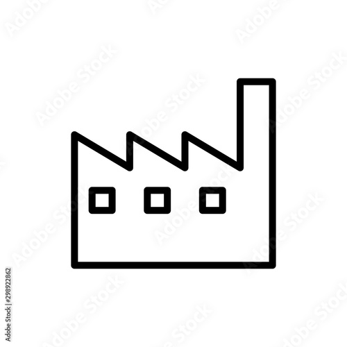 Factory building icon