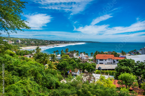 Fototapeta Naklejka Na Ścianę i Meble -  playa zicatela oaxaca