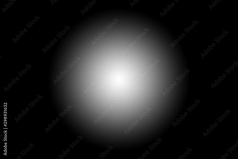 Abstract background radial Gradient in black and white