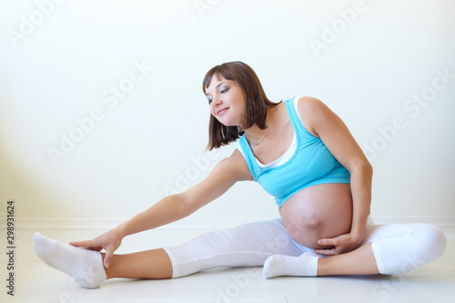 happy pregnant woman