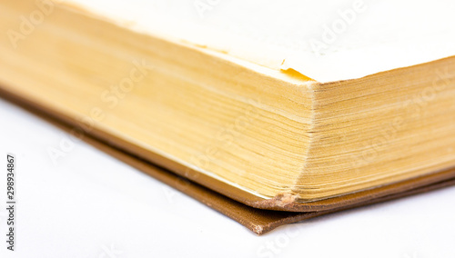 An open book, old, read by many generations of people