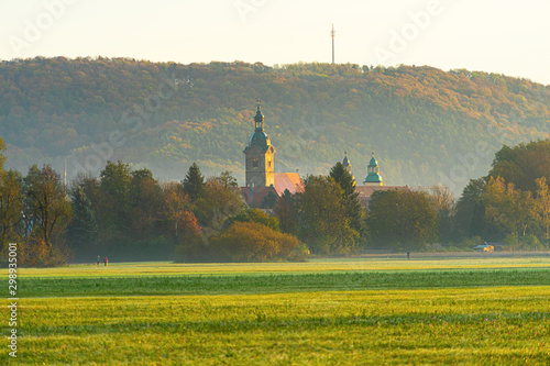 landscape with church