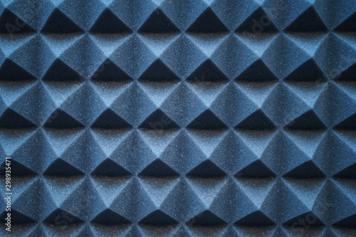 Foam material specifically for the walls of a recording studio. Soundproof and sound absorbing materials.