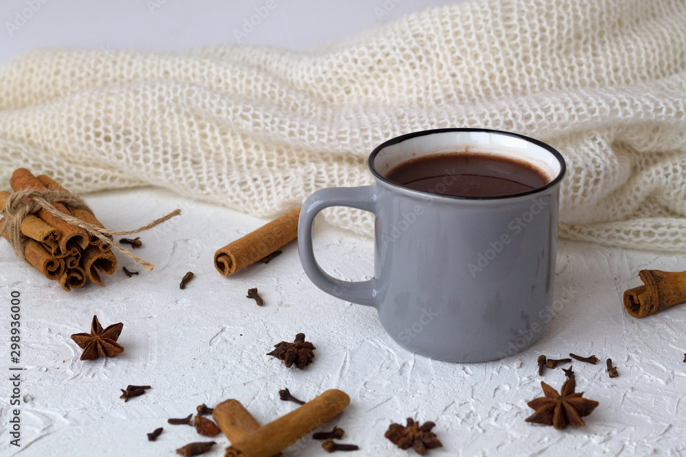 cup of coffee and cinnamon sticks cup of coffee and cinnamon sticks