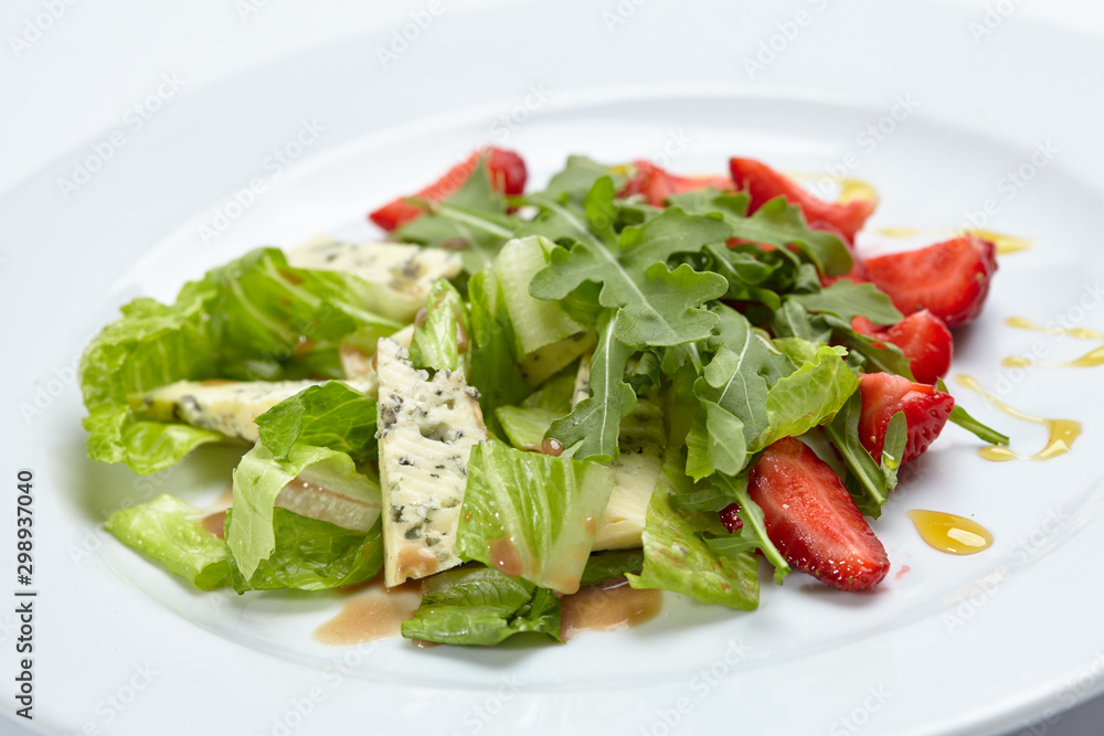 salad with strawberries salad with strawberries