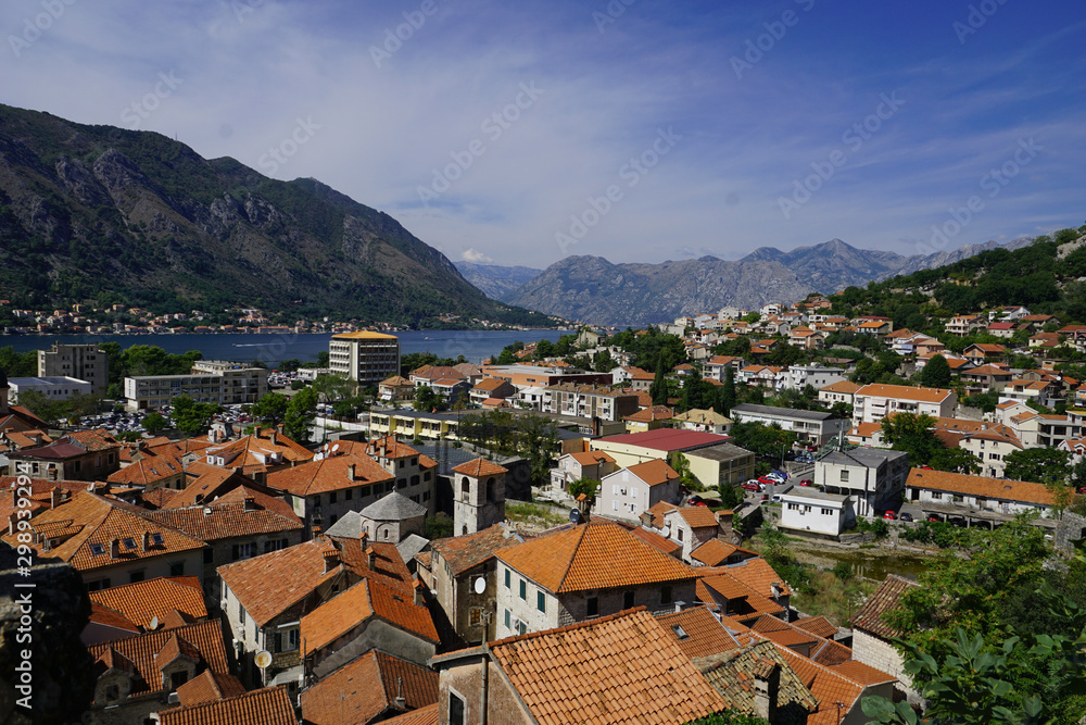 Montenegro View from the Fortress of St. John in Kotor    