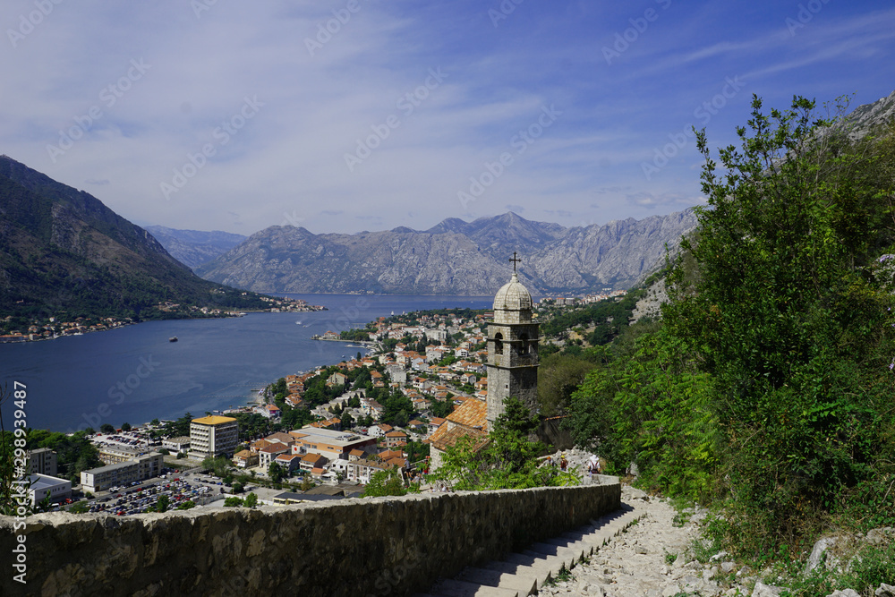 Montenegro View from the Fortress of St. John in Kotor    