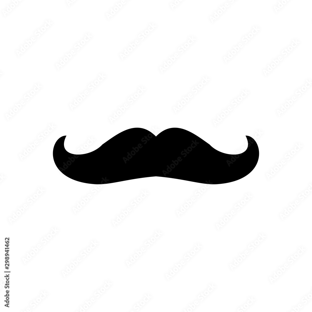 Mustache icon trendy Mustache icon trendy