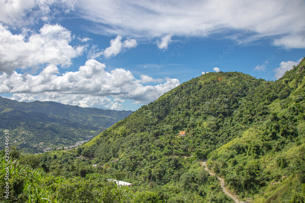 Hills of Jayuya, Puerto Rico. 