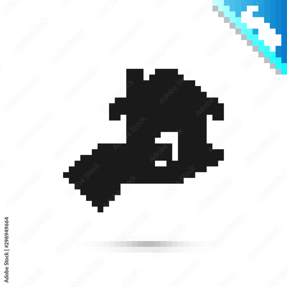 Black Realtor icon isolated on white background. Buying house. Vector Illustration Black Realtor icon isolated on white background. Buying house. Vector Illustration