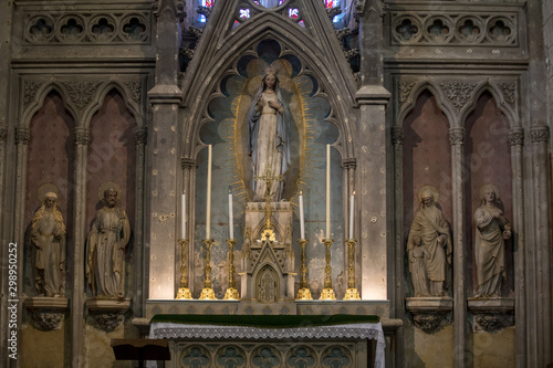 Altar in the Collegiale church of Saint Emilion  France