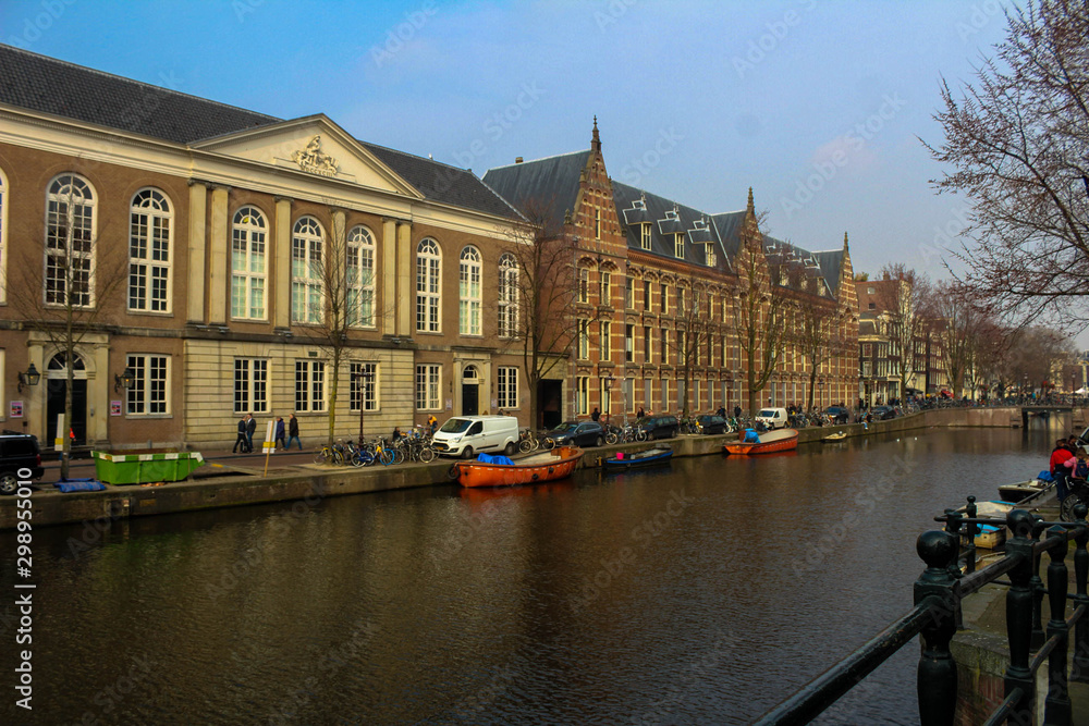Naklejka premium amsterdam soleado