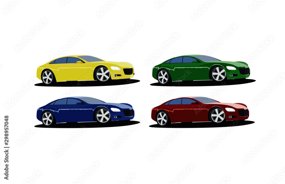 Gran Turismo car different color set