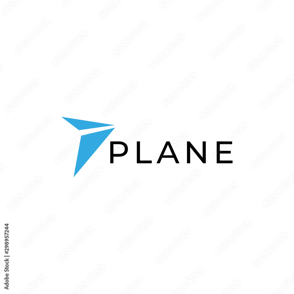 Airplane Logo Template Design Vector. Airplane Logo Template Design Vector.