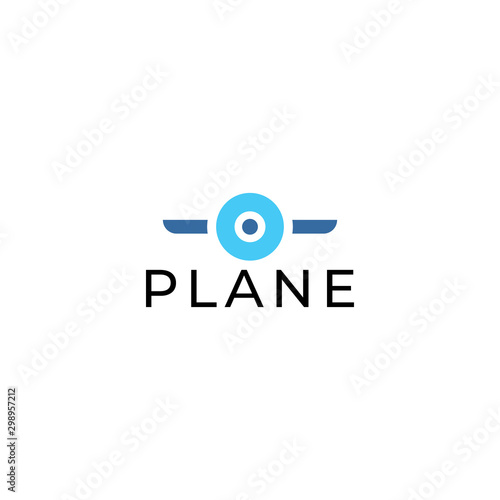 Airplane Logo Template Design Vector.