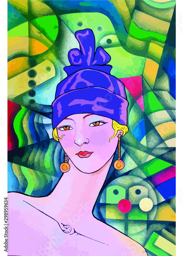 Muchacha Art Deco