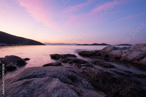 Beautiful landscape of the the Aegean sea 